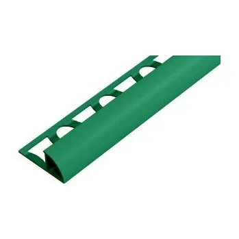 ACARA PRAHA s.r.o. SP15 ukončovací lišta C, PVC tm. zelená, 8 mm, 2,5 m