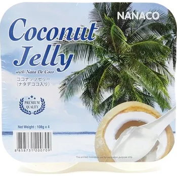 Bonbon NANACO Kokosový pudink s želé - Coconut Jelly 432 g (Thajsko)