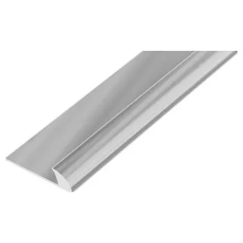ukončovací lišta AC AP46 lemovací lišta obloučková, hliník elox stříbro, v: 3 mm, š: 18 mm, d: 2,7 m