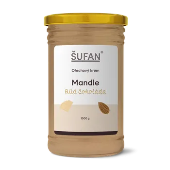 ŠUFAN s.r.o. Mandle s bílou čokoládou - 1000 g