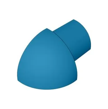 ukončovací lišta ACARA PRAHA s.r.o. SP15 vnější růžek k ukončovací liště C, PVC kobaltově modrá, 9 mm, 6 ks