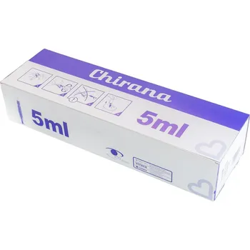 Injekční stříkačka CHIRANA T.Injecta Injekční stříkačka sterilní jednorázová 5 ml 100 ks