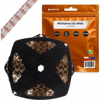 LED osvětlení LED pásek 5050 ARGB, 100 LED/m, 15,5 W/m, 5 m, IP20