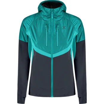Dámská casual bunda MONTURA Spitze Hybrid Jacket Woman, Graphite Blue/Turquoise velikost: S
