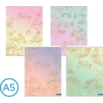 Sešit Sešit A4 linka 52l Berry mix