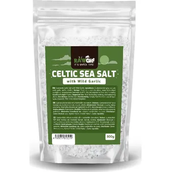 Kuchyňská sůl RawGH Guérandská keltská sůl s medvědím česnekem, 500g