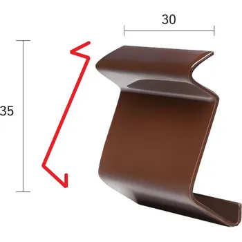 Stavební profil CELOX Spojka MINI Barva: 09 RAL 7035 světle šedá
