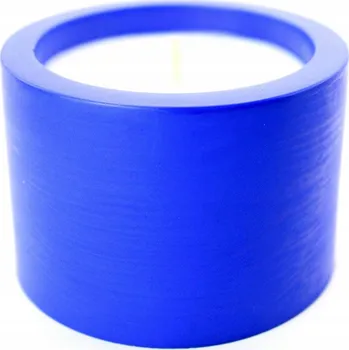 Svíčka Ručně vyráběná vonná svíčka – kobaltová nádoba z гипсовой смеси, přírodní, dárek