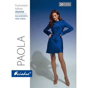 Dámské punčochy Punčochové kalhoty PAOLA bez zesíleného sedu a špice 170/108 Černá