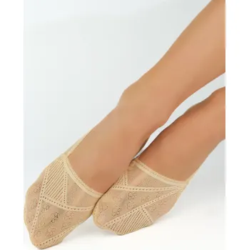 Dámské ponožky CENOVÁ AKCE NOVITI ťapky do balerin s ABS SN032 36-41 Béžové