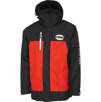 Rybářské oblečení Bunda PENN Fierce Jacket Fiery Red/Ink Velikost M