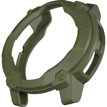 Příslušenství k chytrým hodinkám Silikonový rámeček pro Garmin Instinct 3 - Zelený, 50 mm