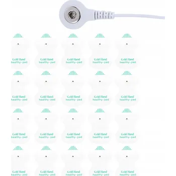 20x ELEKTRODY PRO ELEKTROSTIMULÁTORY TENS EMS, GELOVÉ PODLOŽKY / NÁPLASTI 8x5,5cm