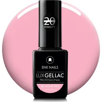 Lak na nehty ENII NAILS Lux gel lak 14 Sugar Pink 11 ml