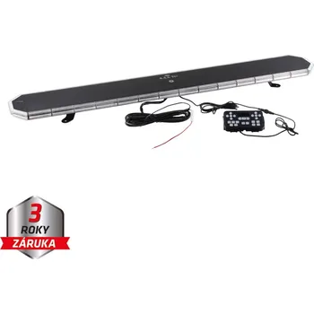 Maják LED rampa 1240mm, oranžová+bílá, 10-30V, ECE R65 (sre9-1240AW)