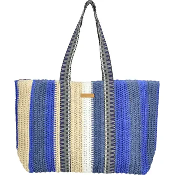 Plážová taška Proutěná plážová taška barevná – Enrico Benetti Marbella 61001662, prostorná, papírové lano, barevné pruhy, stylová a praktická | Cooltovka.cz