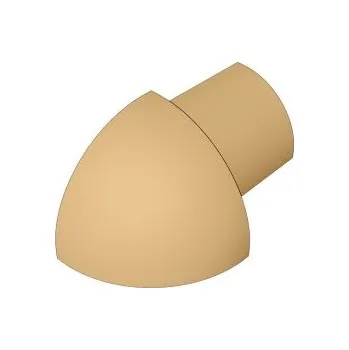 Stavební profil ACARA PRAHA s.r.o. SP15 vnější růžek k ukončovací liště C, PVC béžová, 6 mm, 6 ks