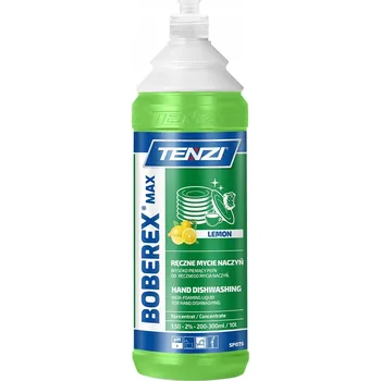 Mycí prostředek Koncentrovaný prostředek na mytí nádobí Boberex Max Lemon 1L Tenzi