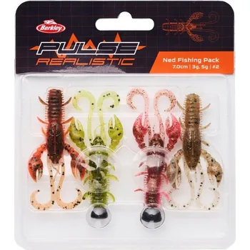 6ks - Gumová Nástraha Berkley Pulse Realistic Craw 3 - 5 g Shrimp