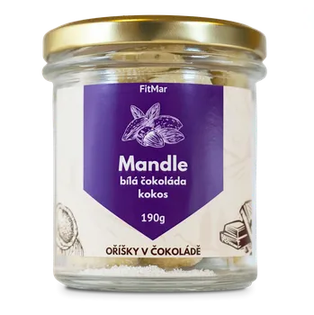 Cukrovinka FitMar.cz Mandle v bílé čokoládě a kokosu