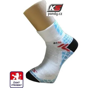 Dámské ponožky KS600 ponožky extrémní BIKE, CYKLO KS funkční 39-41 Bílá