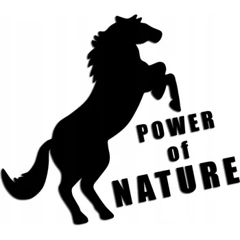 samolepka Vyřezávaná samolepka POWER OF NATURE - KŮŇ - wklejkinaklejki