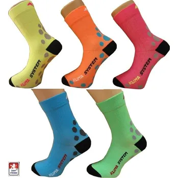 Ponožky KS COMPRESS pro CYKLO,BIKE,BĚH funkční 45-47 Černá