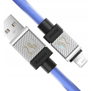 Datový kabel Baseus kabel CoolPlay USB - Lightning 2m 2,4A modrý (modrá)
