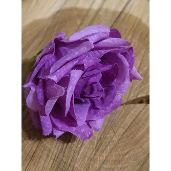 umělá květina Umělý květ růže Ø7 cm barva fialová