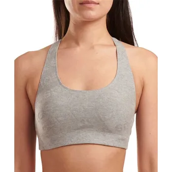 Podprsenka adidas MED HTHR GREY LOGO šedá L