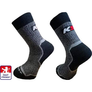 Ponožky FUNKČNÍ THERM+ 48-49 Šedý melír