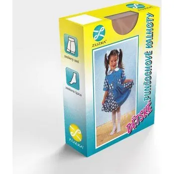 Punčochové kalhoty DÍVČÍ HLADKÉ 110 Černá