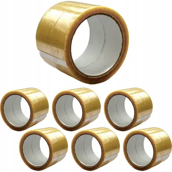 Lepicí páska Balicí páska F-Tape transparentní, šířka 75 mm, délka 54 m, 6 ks