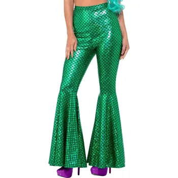 Dámské kalhoty Dámské kalhoty do zvonu - mořská panna M