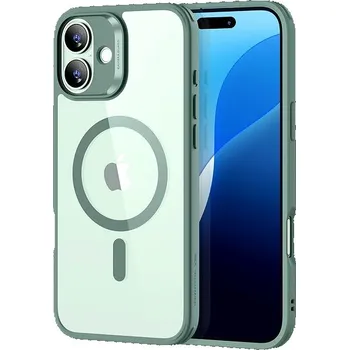 Pouzdro na mobilní telefon ESR Classic Hybrid Case (HaloLock), Compatible with iPhone 16 Plus, Clear Green