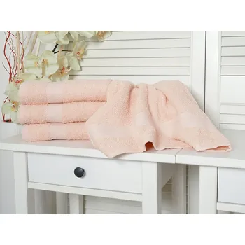 Sada koupelnových doplňků B.E.S. - Petrovice, s.r.o. Osuška froté 70x140 Adria - Růžová Dogwood (13-1404)