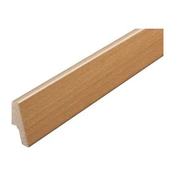 soklová lišta ACARA PRAHA s.r.o. AP34 soklová lišta TYP 13, MDF + fólie buk pařený, 40 mm, 2,6 m