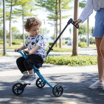 Dětská tříkolka Weltbild Micro Trike Deluxe XL modrá