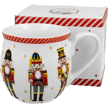 DUO Gifts DG - Vánoční hrnek country NUTCRACKERS v dárkovém balení - 500 ml