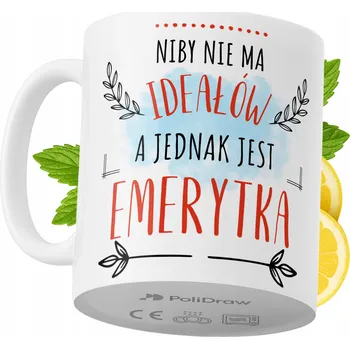 Hrnek Polidraw Hrnek Polidraw pro důchodkyni, keramika 330 ml