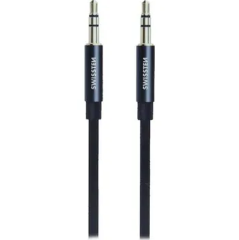 Swissten Audio Kabel Textile Jack - Jack 1,5 M Černý