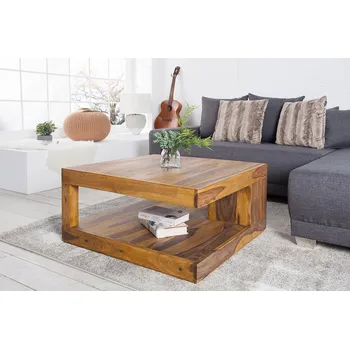 Konferenční stolek Konferenční stolek MAKASSAR 80 cm – přírodní