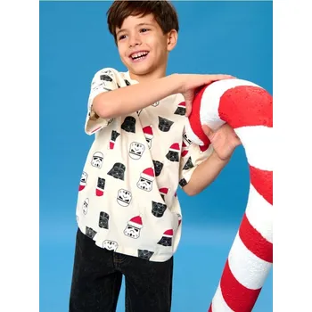 Chlapecké tričko Sinsay - Tričko Star Wars - krémová - 616CB-01X - 616CB-01X-140-1