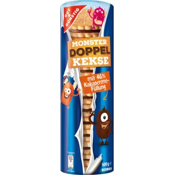 G&G Sušenky s čokoládovou náplní 500g