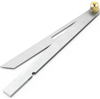 Úhloměr Nastavitelný nerezový pokosník SHINWA s výklopným ramenem - 150 mm