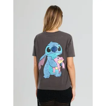 Sinsay - Tričko s potiskem na zádech Stitch - šedá - 503DY-90X - 503DY-90X-S