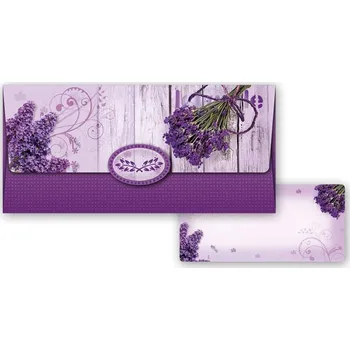 Obálka Na peníze Levandule, fialová