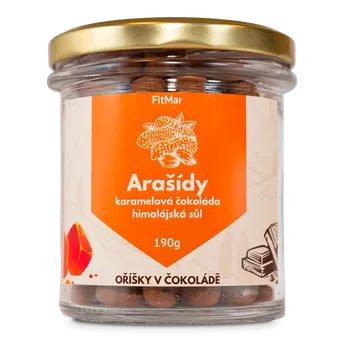 Cukrovinka FitMar.cz Arašídy v karamelové čokoládě s himálajskou solí 190g