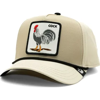 Kšiltovka Kšiltovka Goorin - Rooster 100 A-Frame - Sand Grey