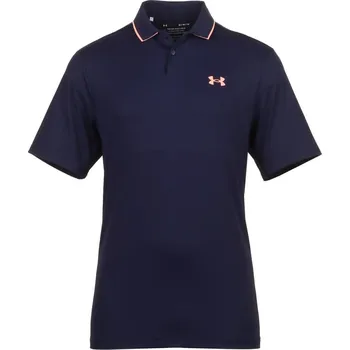 Pánské tričko Under Armour Iso-Chill pánské polo, midnigt navy/flare orange pánské, S